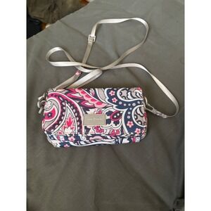 VERA BRADLEY ReActive RFID Compact Crossbody / Wristlet - Gramercy Paisley - NWT